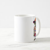 Funny Alien Meme "Wer ist jetzt die Alien?" Weiß Kaffeetasse (VorderseiteRechts)