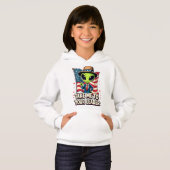 Funny Alien Nimm mich zu Ihrem Leader USA Patrioti Hoodie (Vorne ganz)