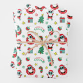 Funny Alien Santa Claus Weihnachts-WeihnachtsWeihn Geschenkpapier Set (Beispiel)