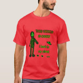 Funny Alien T-Shirt (Vorderseite)