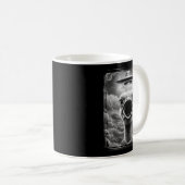 Funny Alien Turkey Ufo Selfie Thanksgiving Men Wom Kaffeetasse (VorderseiteRechts)