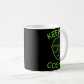 Funny Alien Ufo Area 51 - Keep It Cosmic Comfort C Kaffeetasse (VorderseiteRechts)