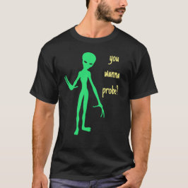 Funny Alien 🎅 🛸 UFO-Halloween-Party T-Shirt