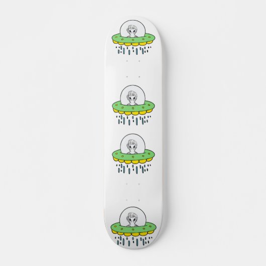 Funny Alien UFO Skateboard (Vorne)