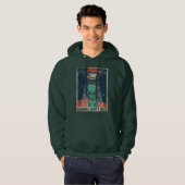 Funny Alien UFO Space Conspiracy Hoodie (Vorne ganz)