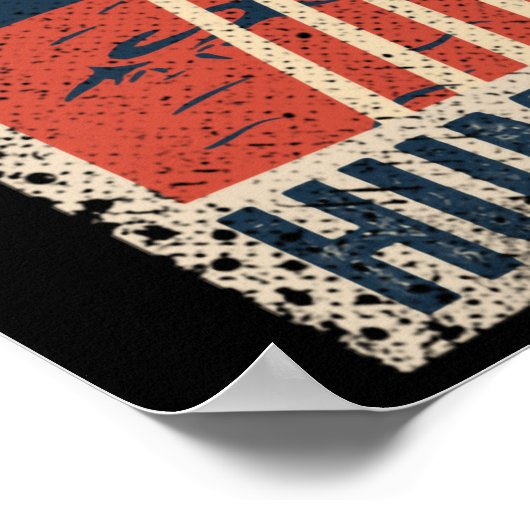 Funny Alien UFO Space Conspiracy Poster (Ecke)