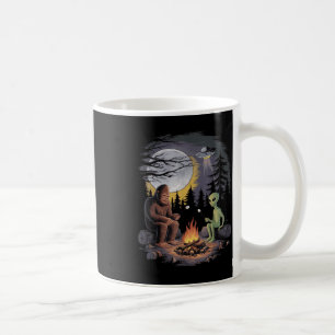 Funny Alien und Bigfoot Wandern Ristorante La Lanc Kaffeetasse