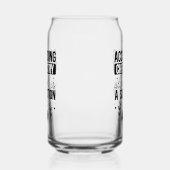 Funny Alkoholkonsum Wort Kunst Dosenglas (Links)