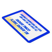Funny All Ashore Stateroom Door Marker Magnet (Rechte Seite)