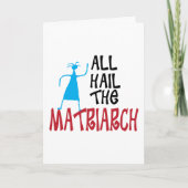 Funny All Hail the Matriarch Mother's Day Karte (Vorderseite)