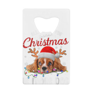Funny All I Want For Christmas Is More Dog Geldbeutel Flaschenöffner