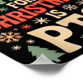 Funny All I Want For Christmas Is Pto Matching Ugl Poster (Ecke)