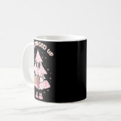 Funny All Spruced Up Christmas Tree Boujee Cute Xm Kaffeetasse (Vorderseite Links)