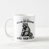 Funny alle Systeme sind Nervensäge Kaffeetasse (Links)