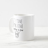 Funny Alles ist gut Kaffeetasse (Vorderseite Links)