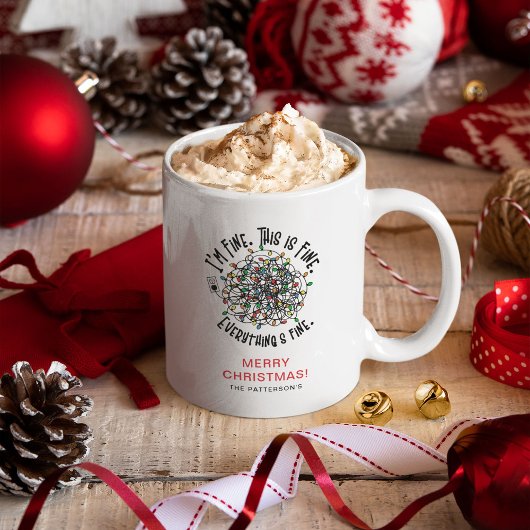 Funny 'Alles ist gut' Weihnachten Kaffeetasse
