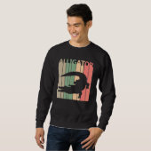 Funny Alligator Costume Sweatshirt (Vorne ganz)