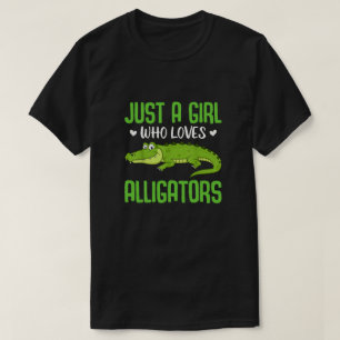 Funny Alligator Design Mädchen Kinder Frauen Repti T-Shirt