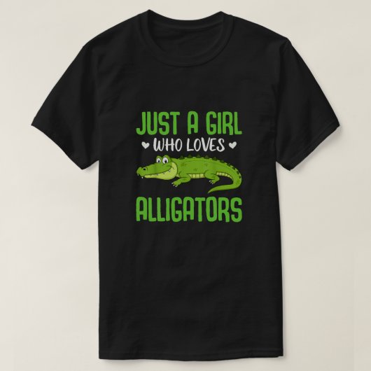 Funny Alligator Design Mädchen Kinder Frauen Repti T-Shirt (Design vorne)