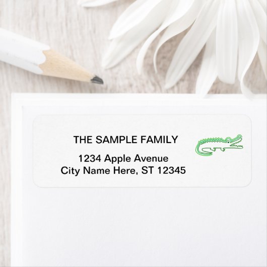 Funny Alligator Echo Art (Insitu)