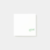 Funny Alligator Echo Art Post-it Klebezettel (Vorderseite)