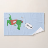 Funny Alligator Golfer Blue Handtuch (Handtuch)