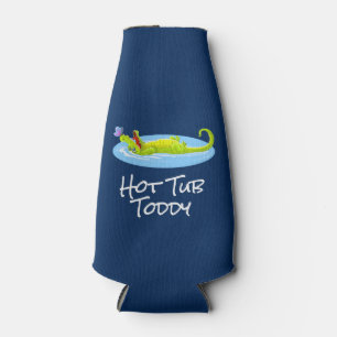 Funny Alligator Hot Tub Toddy Flaschenkühler