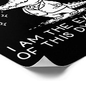 Funny Alligator I Am The Executive Of This Dysfunc Poster (Ecke)