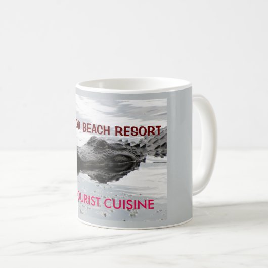 Funny Alligator Kaffeetasse (VorderseiteRechts)