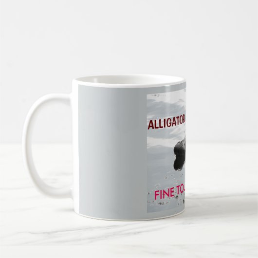 Funny Alligator Kaffeetasse (Links)