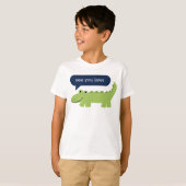 Funny Alligator Kids T-Shirt (Vorne ganz)