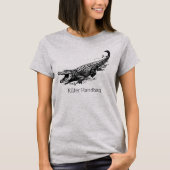 Funny Alligator KILLER HANDBAG T-Shirt (Vorderseite)