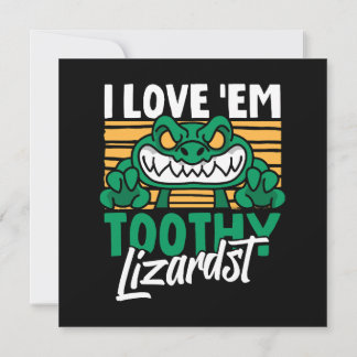 Funny Alligator Lover und Zookeeper Crocodile Einladung