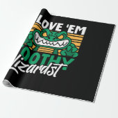 Funny Alligator Lover und Zookeeper Crocodile Geschenkpapier (Ungerollt)