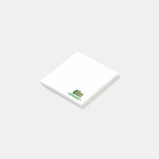 Funny Alligator Post-it Klebezettel (angewinkelt)