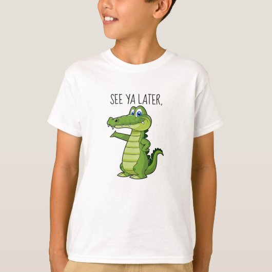 Funny Alligator T - Shirt (Vorderseite)