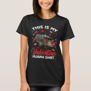 Funny Alligator Tiere Das ist meine Valentine Paja T-Shirt