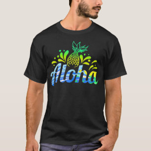 Funny Aloha Pineaple Hawaiian Summer Holiday Gesch T-Shirt