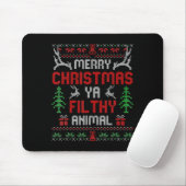 Funny Alone At Home Movies Merry Christmas You Fil Mousepad (Mit Mouse)