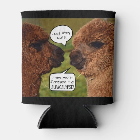 Funny Alpaca Alpacalypse Dosenkühler (Vorderseite)