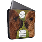 Funny Alpaca Alpacalypse Laptopschutzhülle (Vorne Rechts)