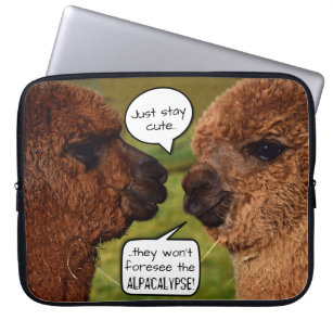 Funny Alpaca Alpacalypse Laptopschutzhülle