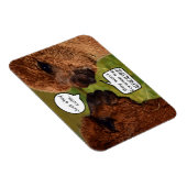 Funny Alpaca Alpacalypse Magnet (Rechte Seite)