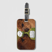 Funny Alpaca Alpacalypse Schemata Gepäckanhänger (Vorderseite Vertikal)
