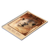Funny Alpaca Chewing Notebook Notizblock (Linke Seite)