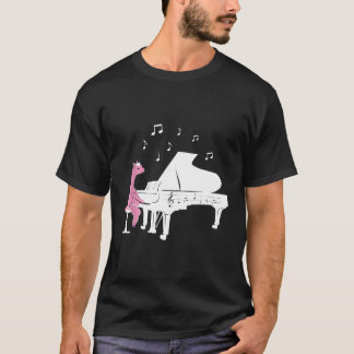 Funny Alpaca Geschenk für Piano Player T-Shirt