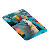Funny Alpaca Im Fünfspänner über den Gotthard Magnet (Rechte Seite)