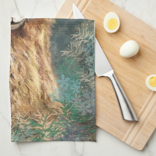 Funny Alpaca Küchentuch (Viertel Falte)