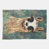 Funny Alpaca Küchentuch (Horizontal)