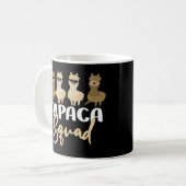 Funny Alpaca Llama and Animal Lover Shirt - Christ Kaffeetasse (Vorderseite Links)